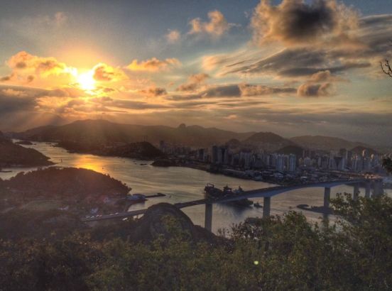 Vista da Baía de Vitória