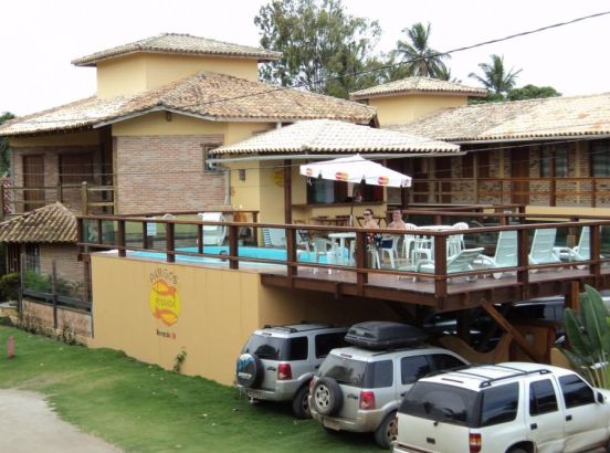 Área da piscina Pousada Pargos